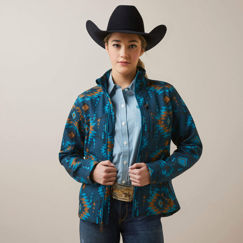 Ariat Womens Sioux Falls Aztec SoftShell Jacket