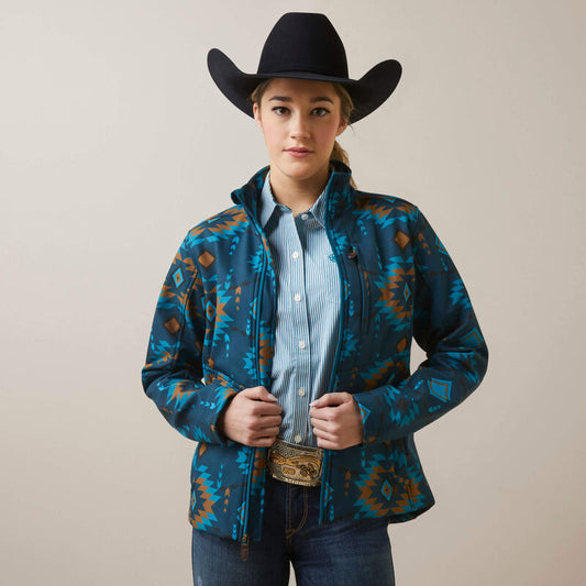 Ariat Womens Sioux Falls Aztec SoftShell Jacket