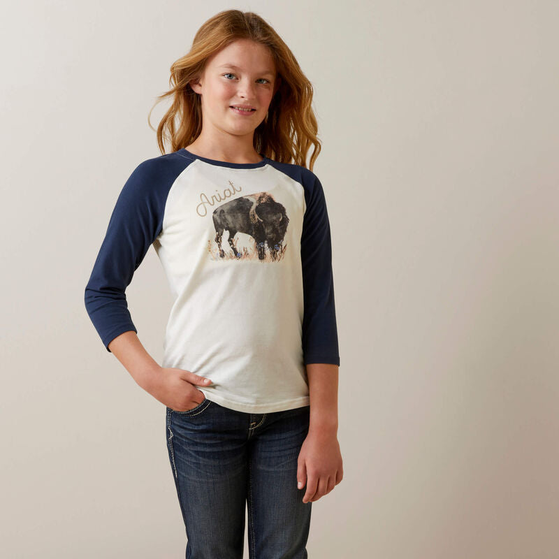 Ariat Girls Buffalo Long Sleeve