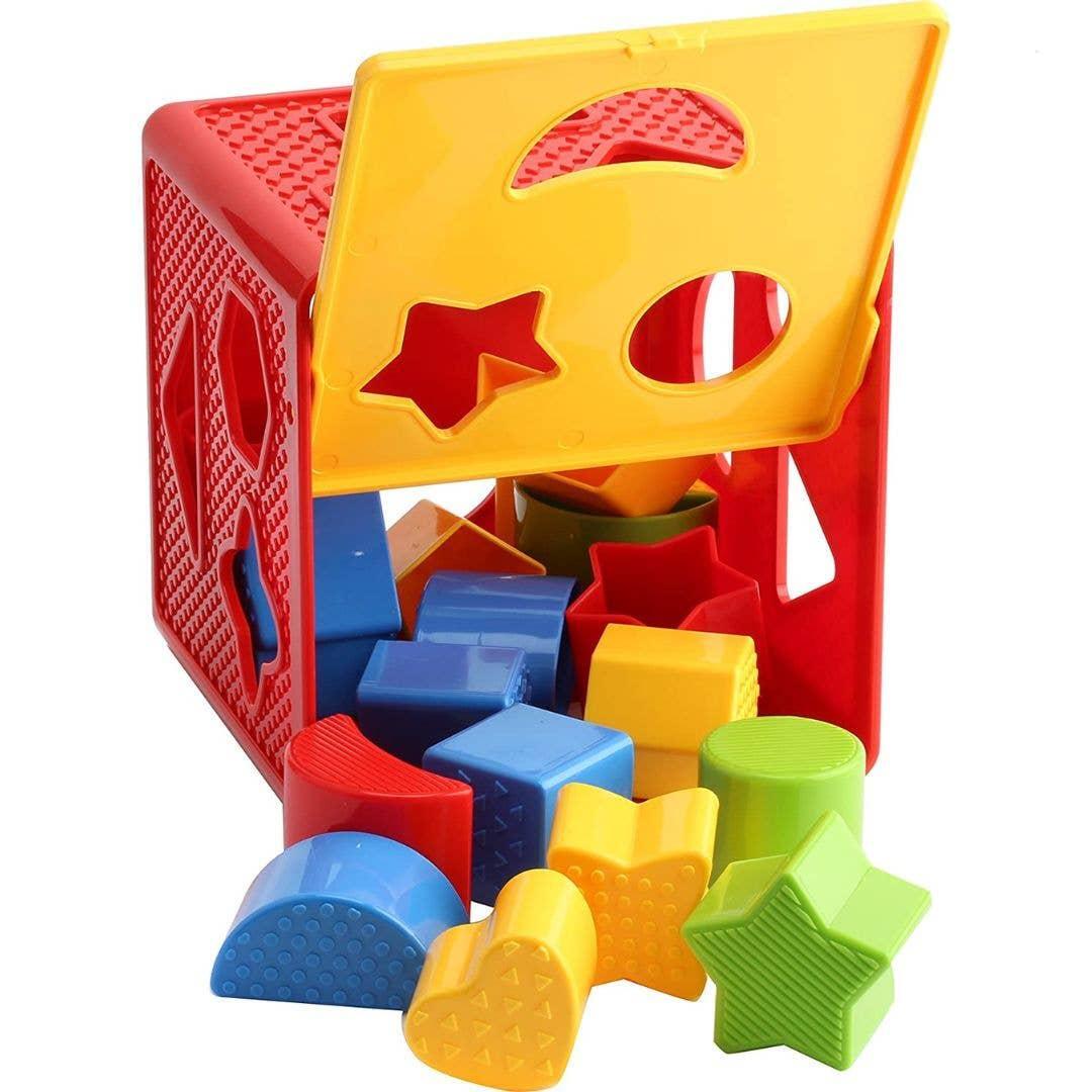 Play22 - Baby Shape Sorter Toy Blocks - Childrens Blocks 18 Shapes