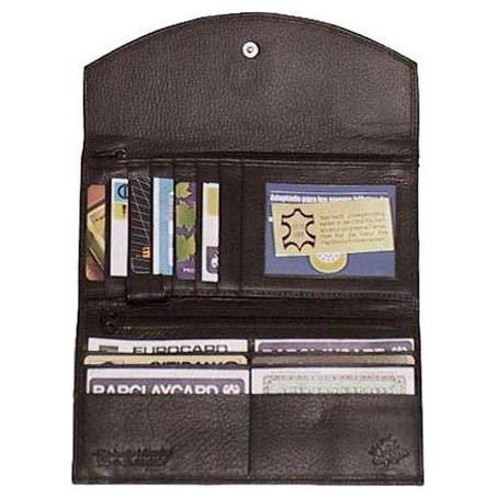 IGI CANADA - Genuine Leather Lambskin Ladies Trifold  Wallet  #7514