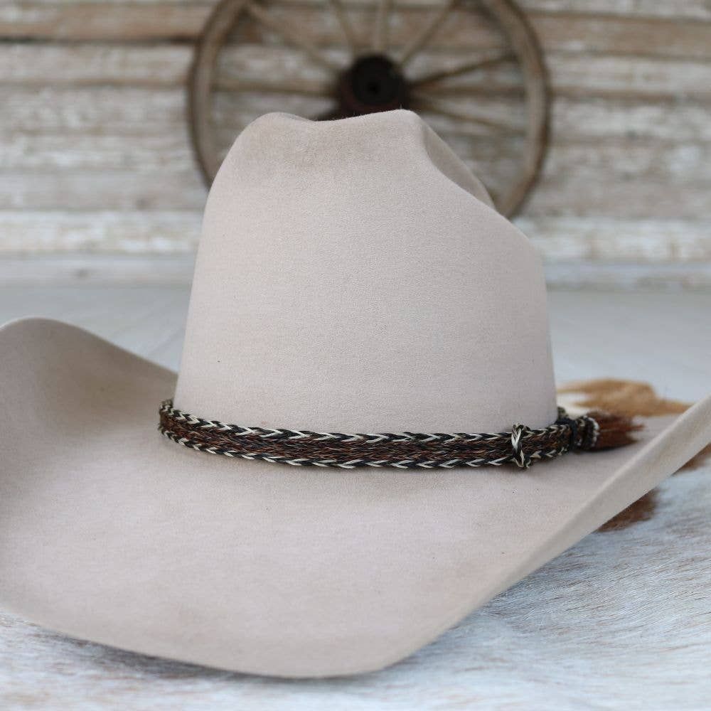 Willow Lane Hat Co. - Horsehair Braided Hat Band - Overo