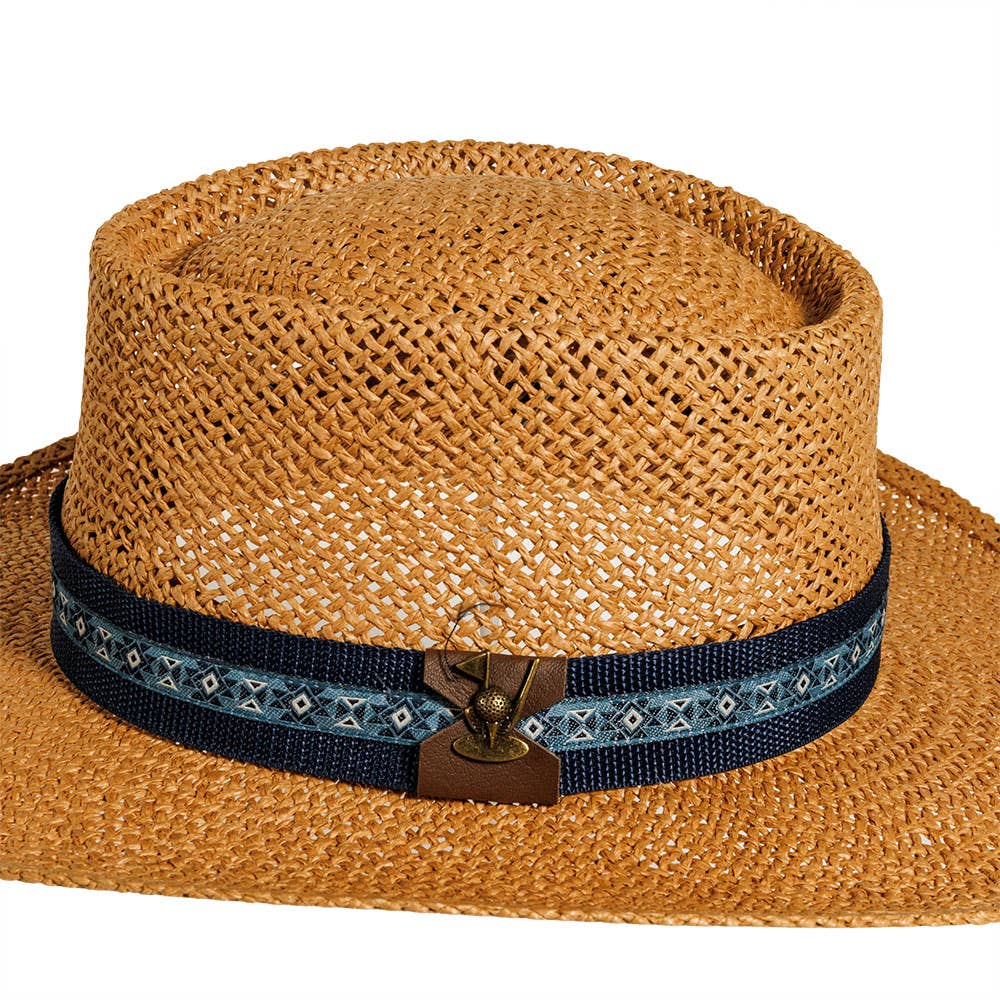 Gambler Sun Straw Hat - Style Links