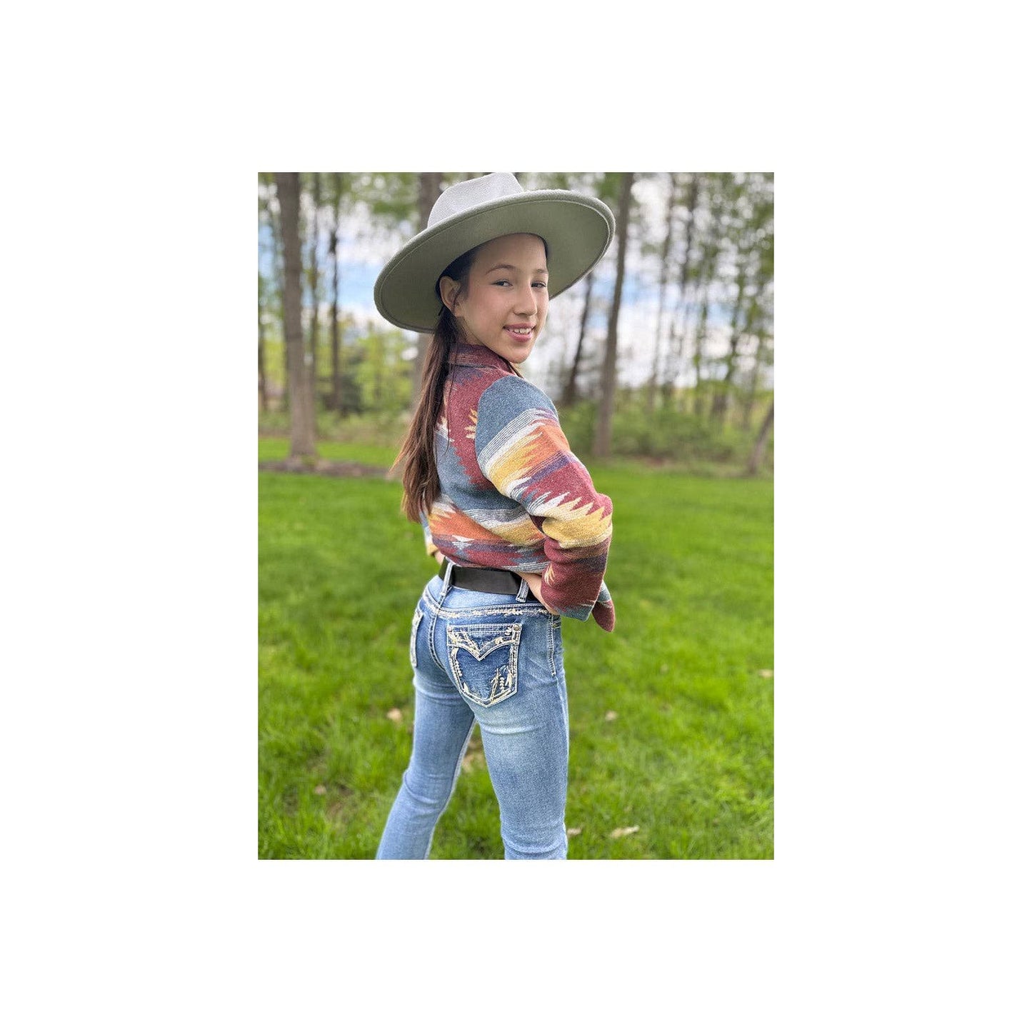 Girls' Western Bootcut Jeans | Style MCGJ-HX-31