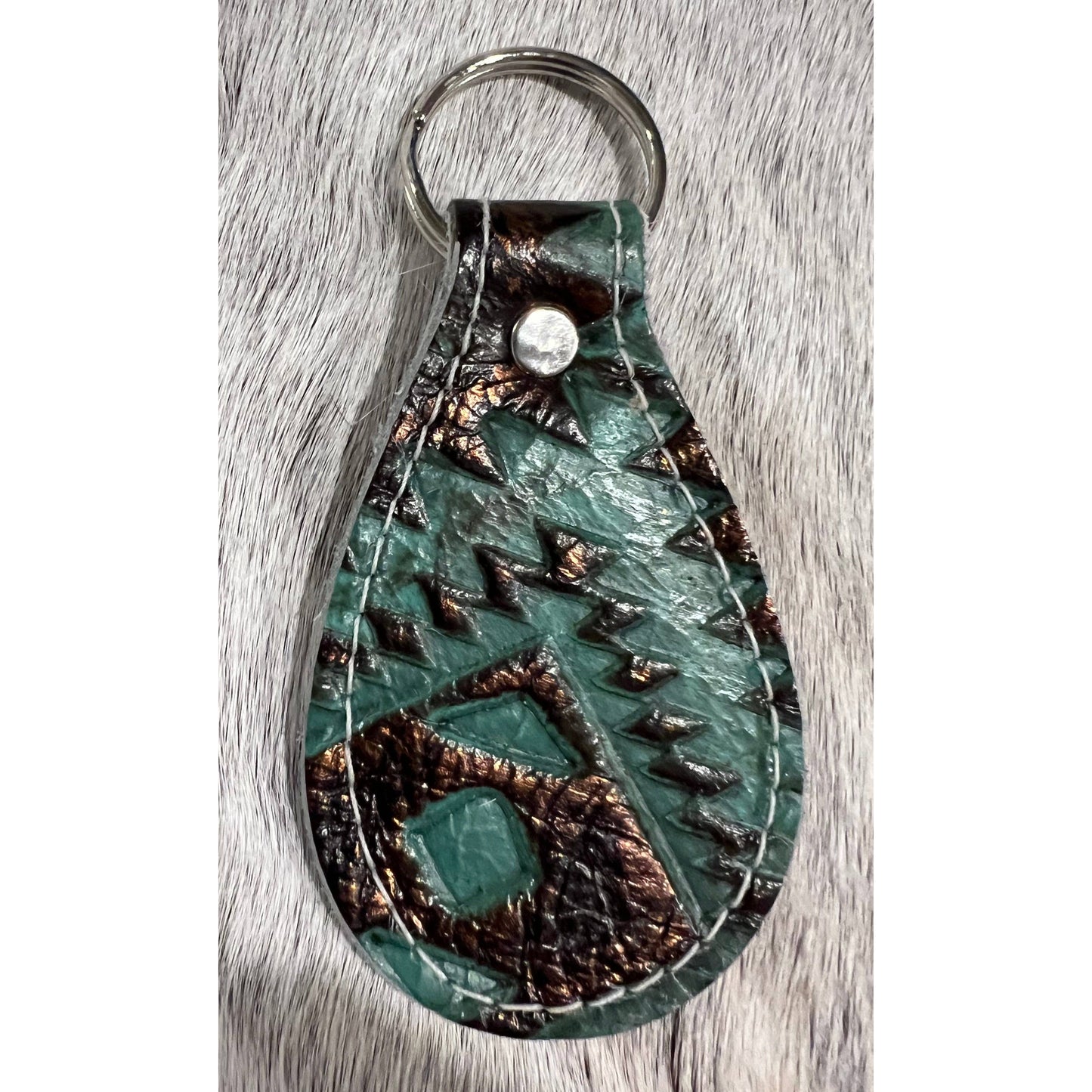 LEATHER/HIDE KEY FOBS