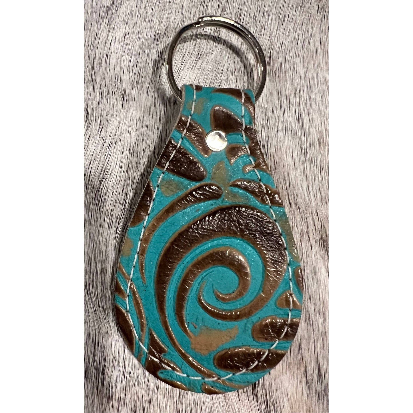 LEATHER/HIDE KEY FOBS