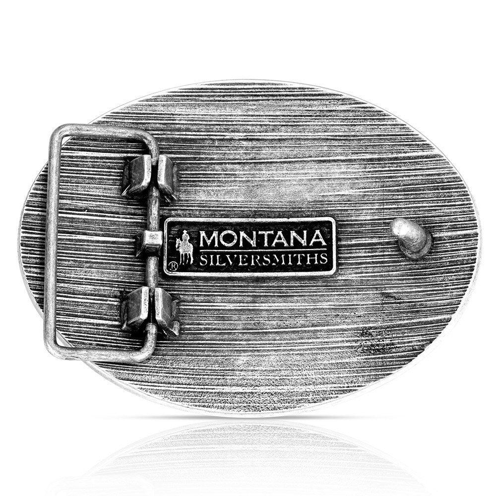 Montana Silversmith Show Steer Antiqued Buckle A1051S