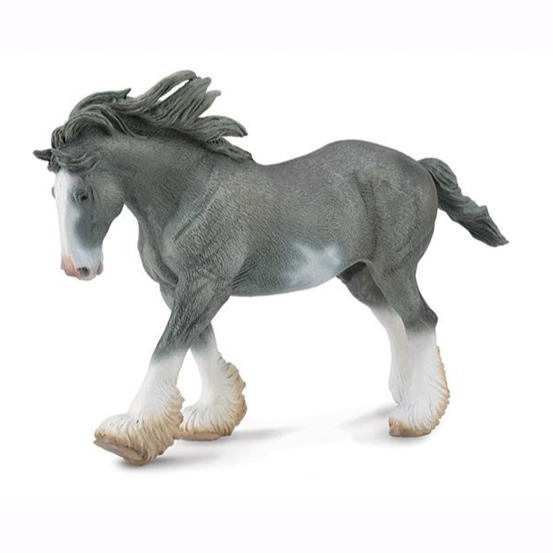 Breyer Collect A Black Sabino Clydesdale Stallion 88620