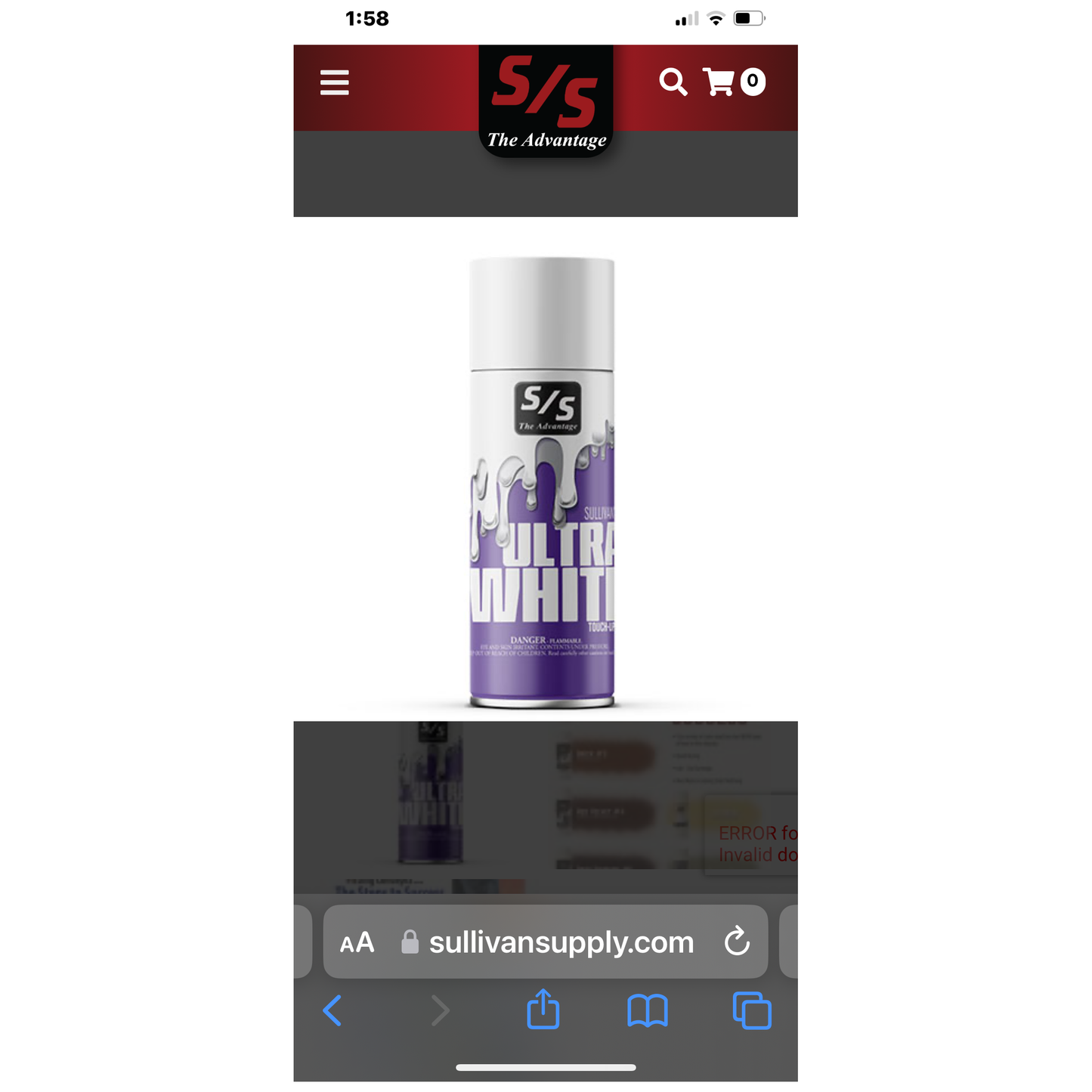 Sullivan Supply Ultra White