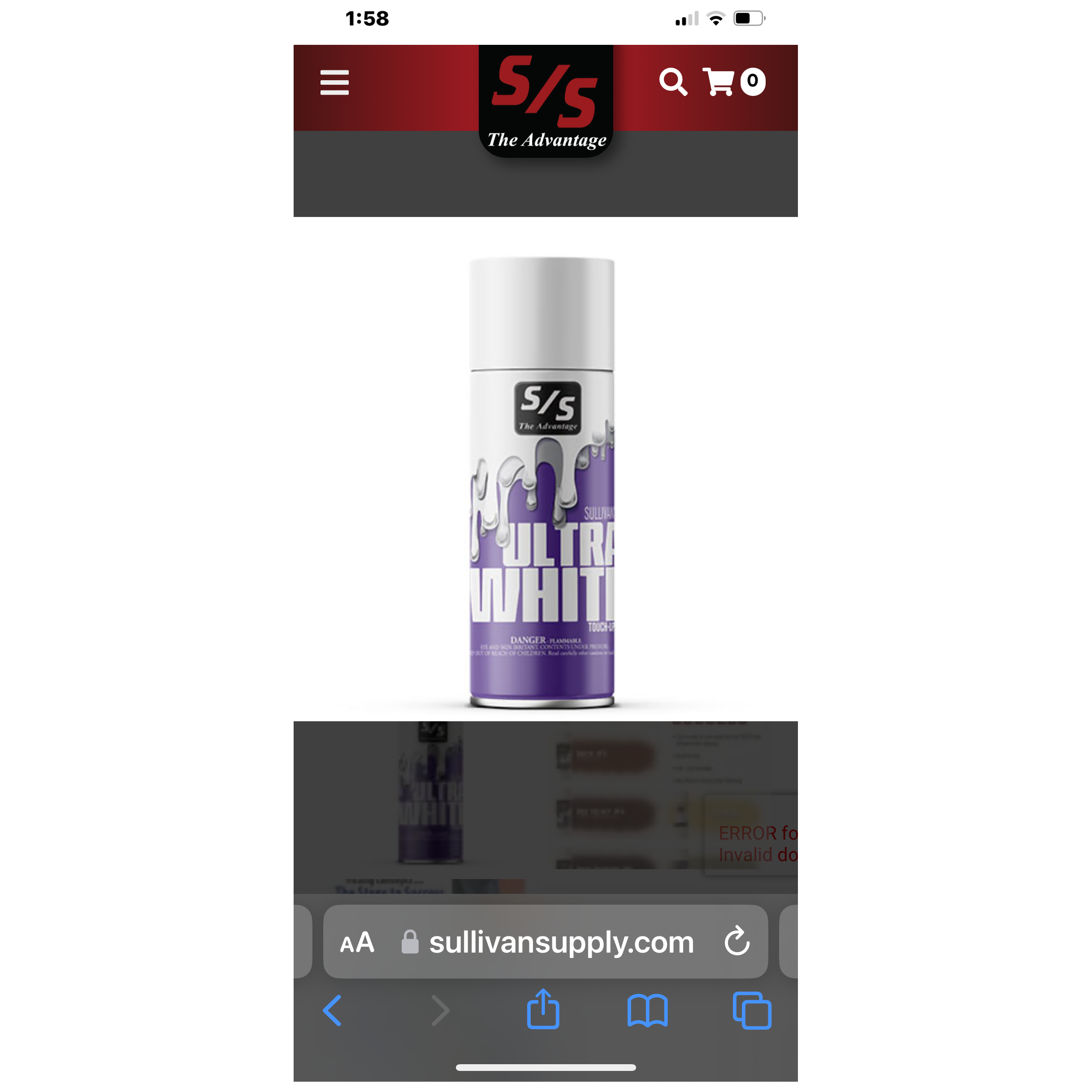 Sullivan Supply Ultra White