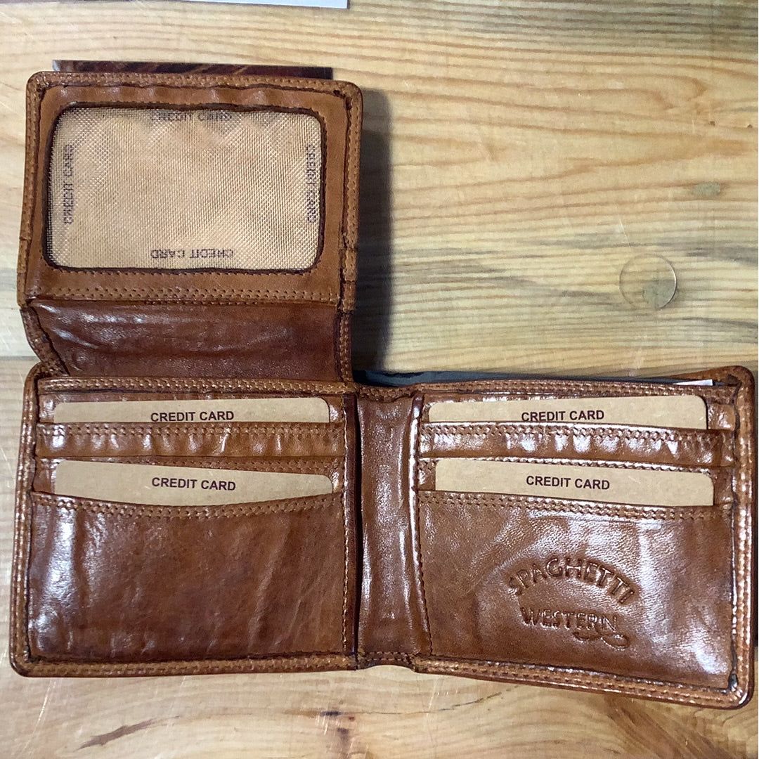 Spaghetti Western Mens Wallet Tan