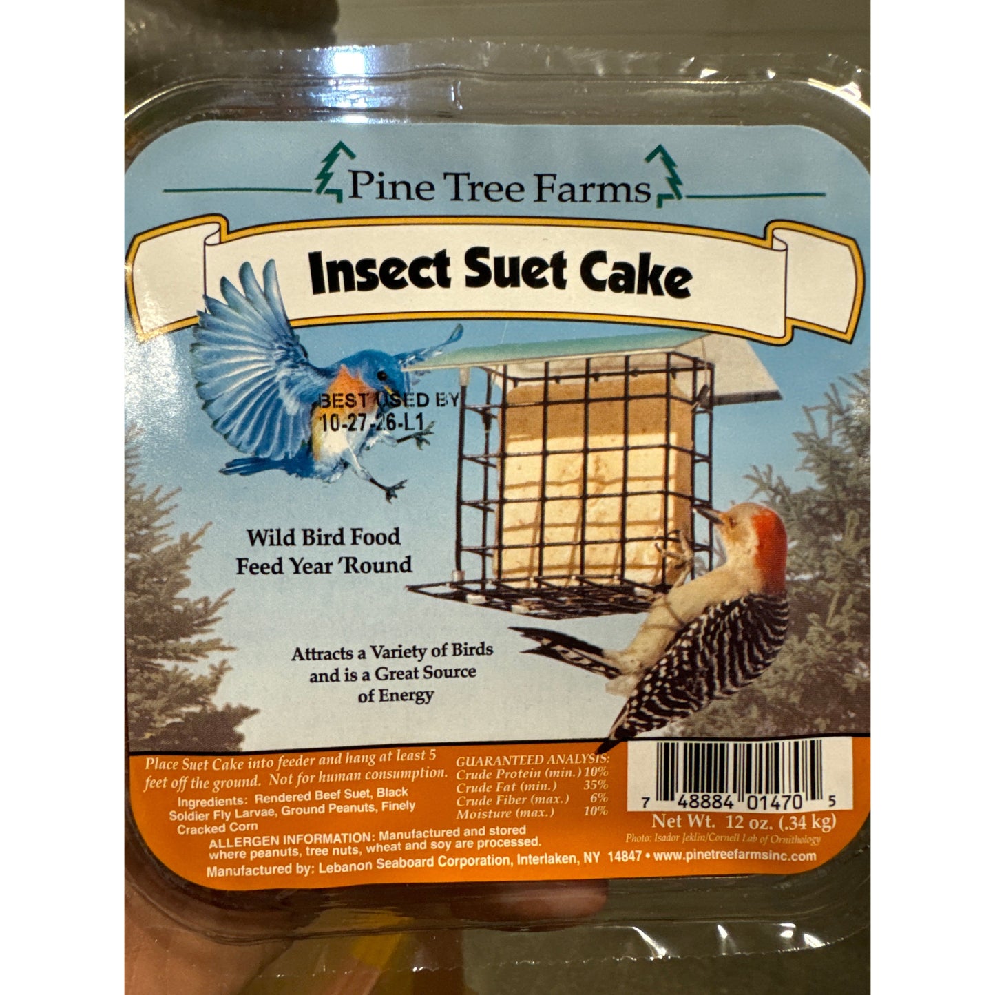 Insect Suet Cake