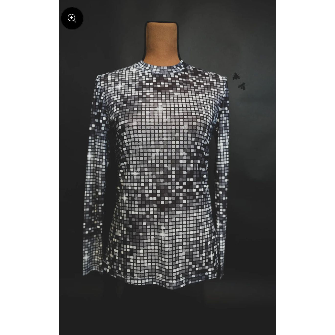 DOLLY DISCO MESH LONG SLEEVE