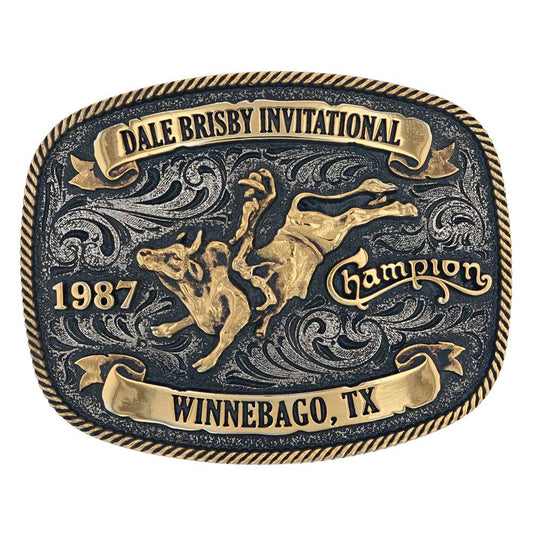 Montana Silversmith Dale Brisby Invitational 1987 Trophy Buckle A801DB