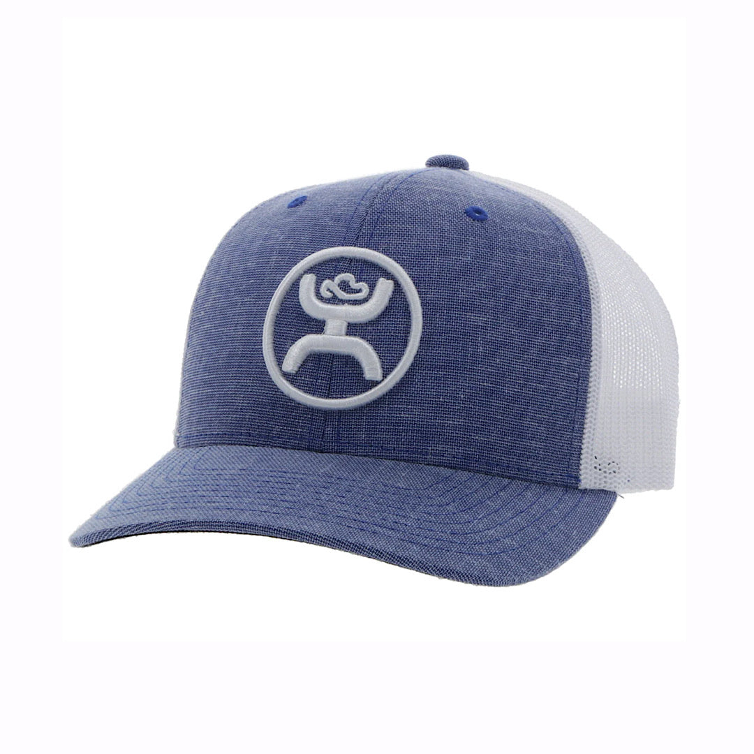 Hooey - O Classic Blue & White Snap Back Men’s Ball Cap 2109T-BLWH