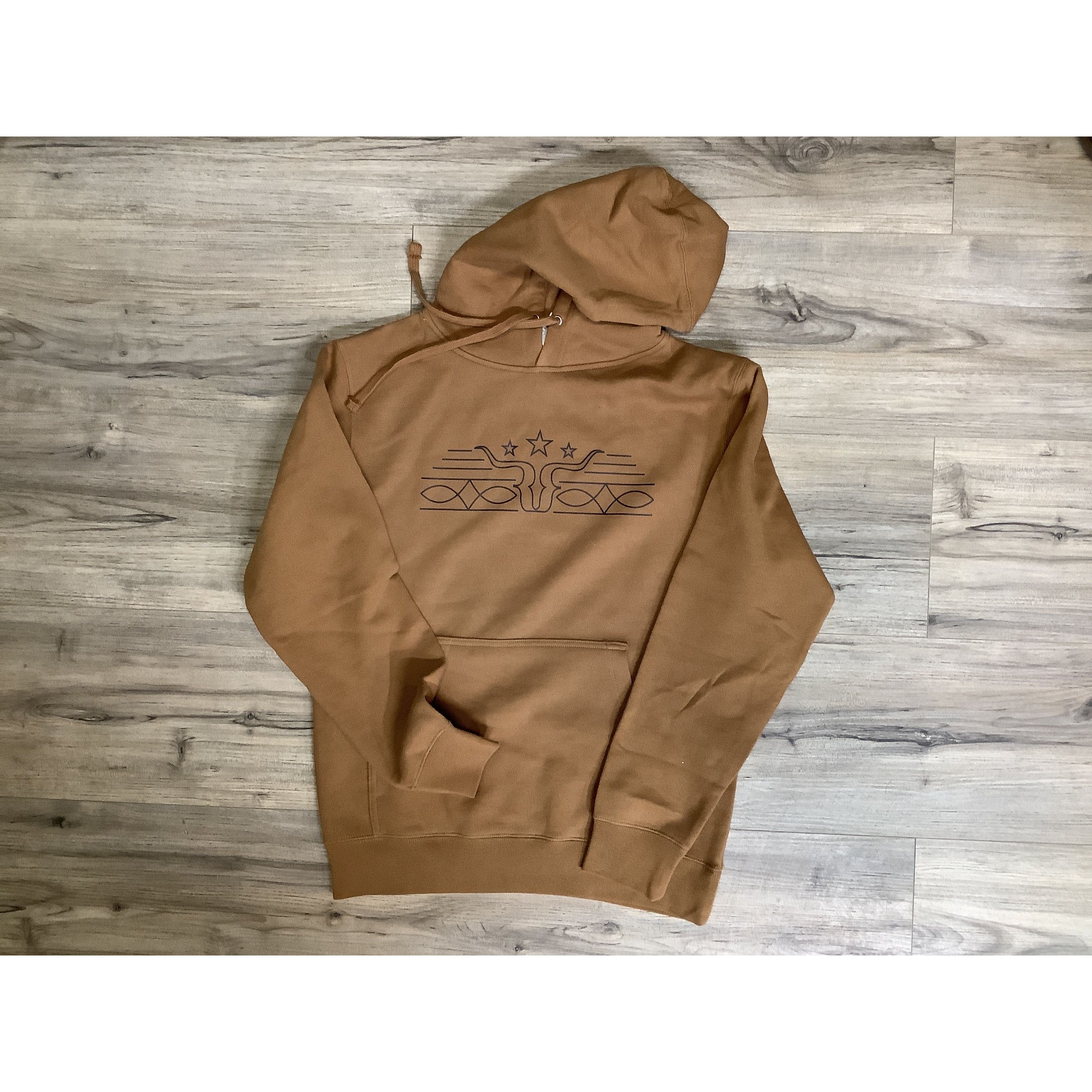 Ranch Rags Boot Stitching Design Hoodie