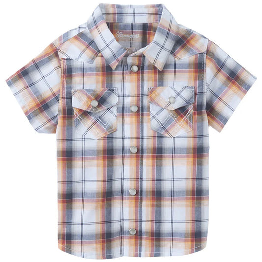 112346297 Wrangler Infant Button up Short Sleeve