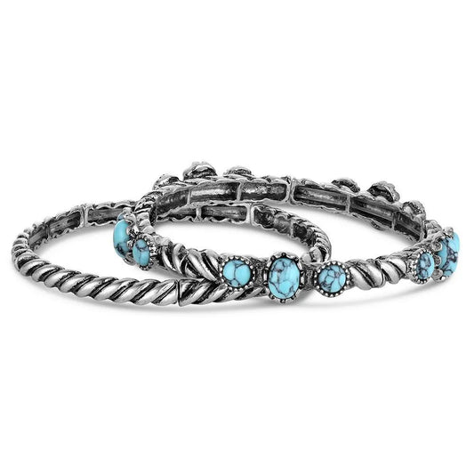 Montana Silversmith Wander West Turquoise Bangle Bracelets ABC6569