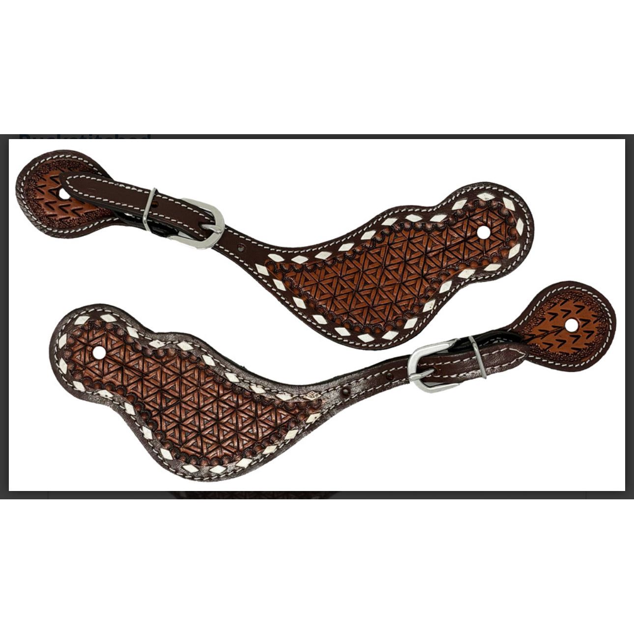 Rugged Ride Spur Straps Indian Leather