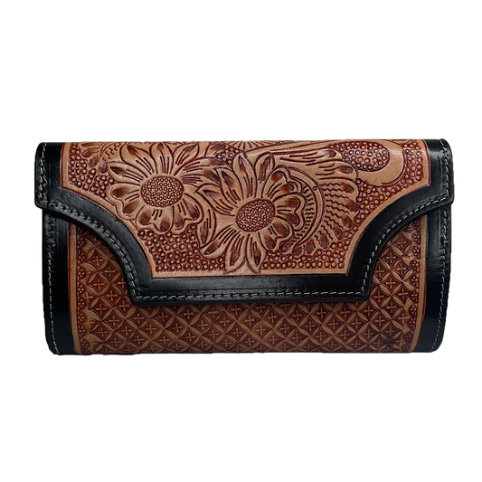SVK - Sunflower Tooled Wallet SVK-T061