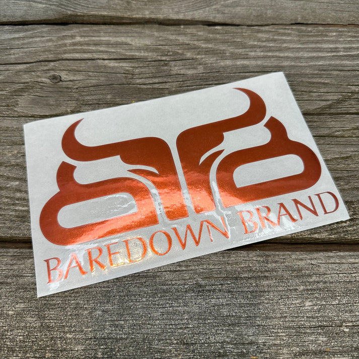 Baredown Decal