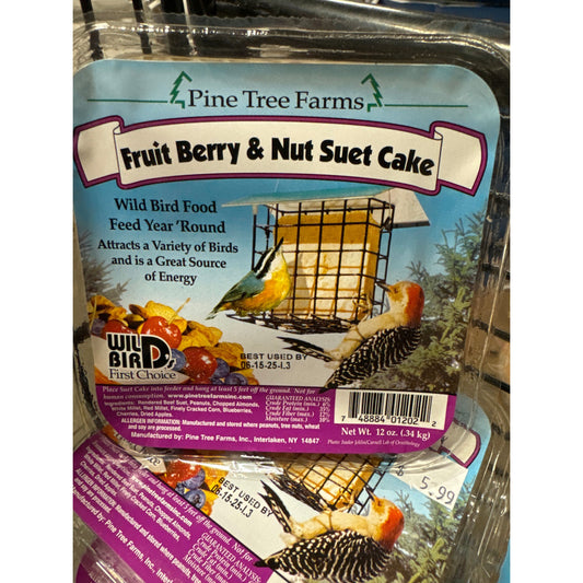 Fruit Berry & Nut Suet Cake