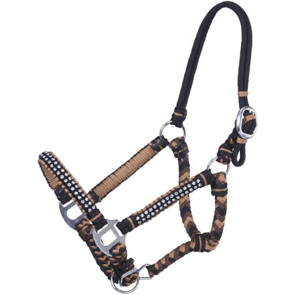 Tough 1 Mini Rope/Braid Halter W Stones