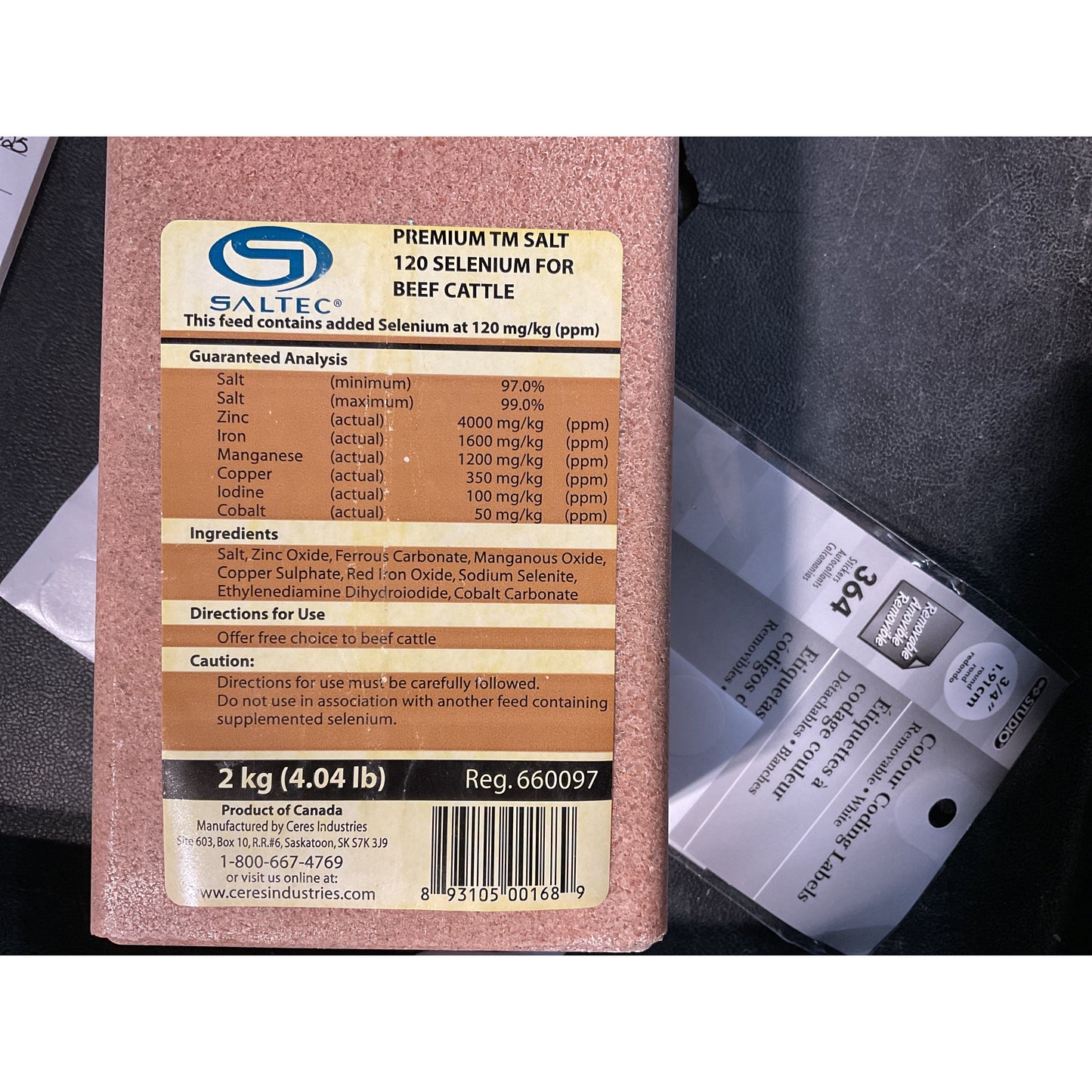 2kg Trace Mineral Salt Block