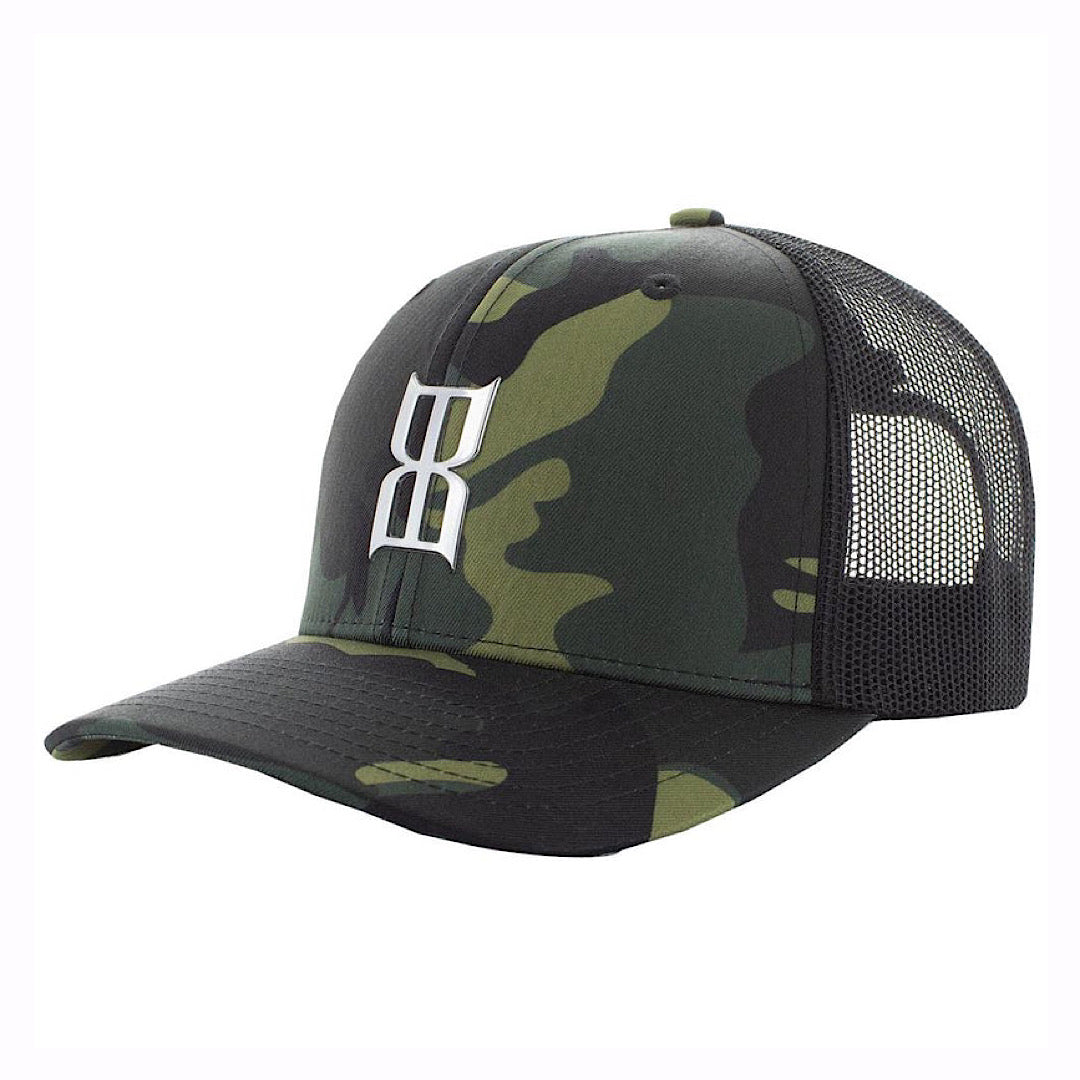 Bex - Klafkyn Camo & Black Snap Back Men’s Ball Cap BEX-CAM