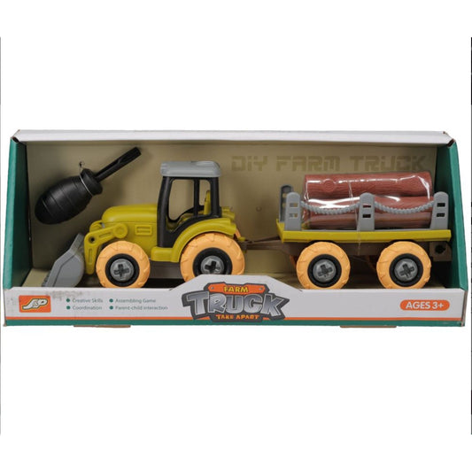 Tractor & Wagon Farm Toy 87-96006-0-0