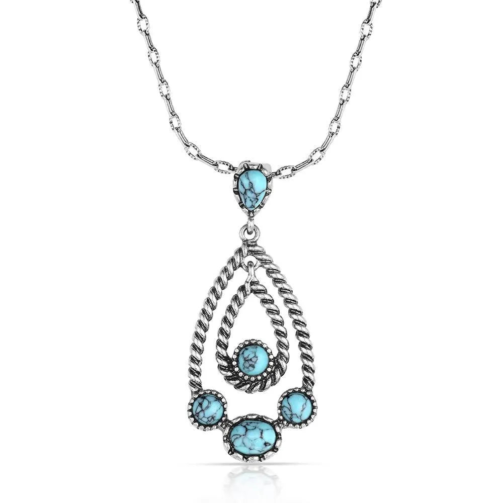 Montana Silversmith Wander West Turquoise Necklace ANC6569