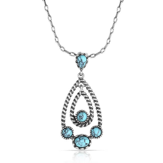 Montana Silversmith Wander West Turquoise Necklace ANC6569