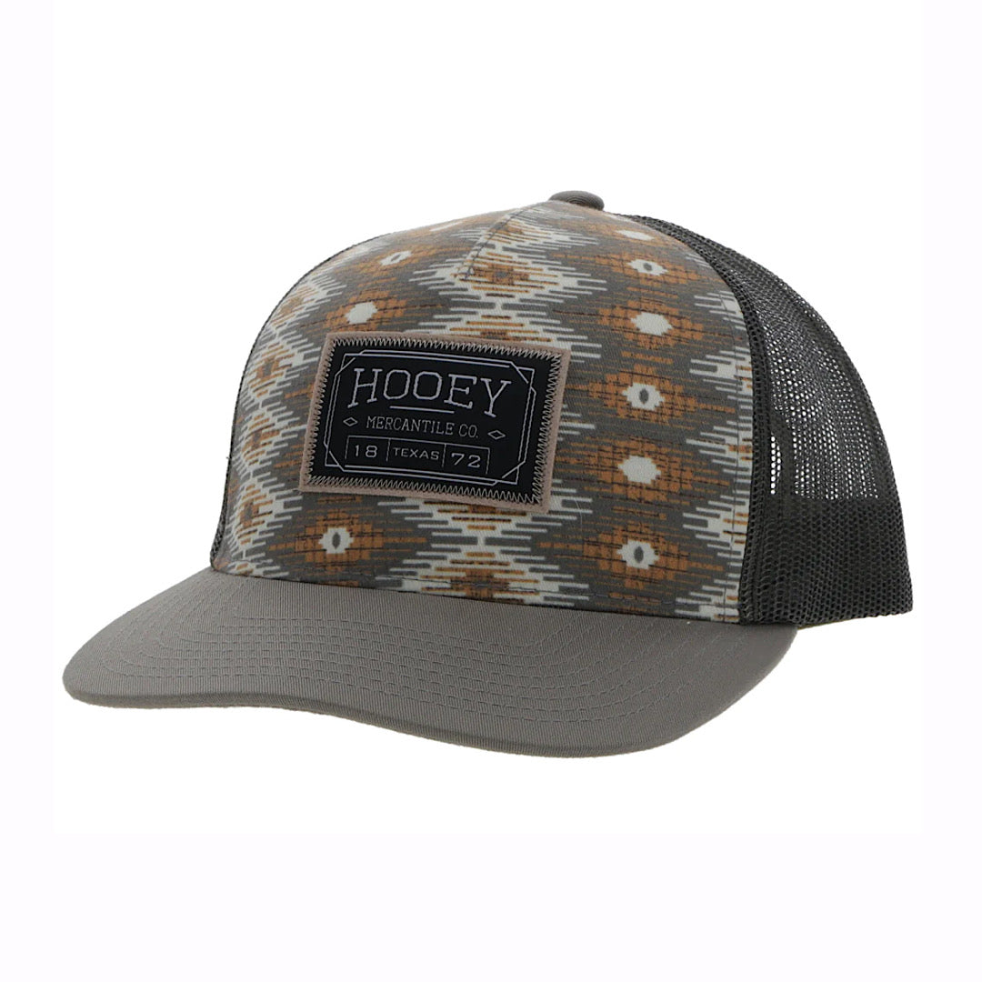 Hooey - Doc Cream & Grey Snap Back Youth Ball Cap 2302T-CRGY-Y