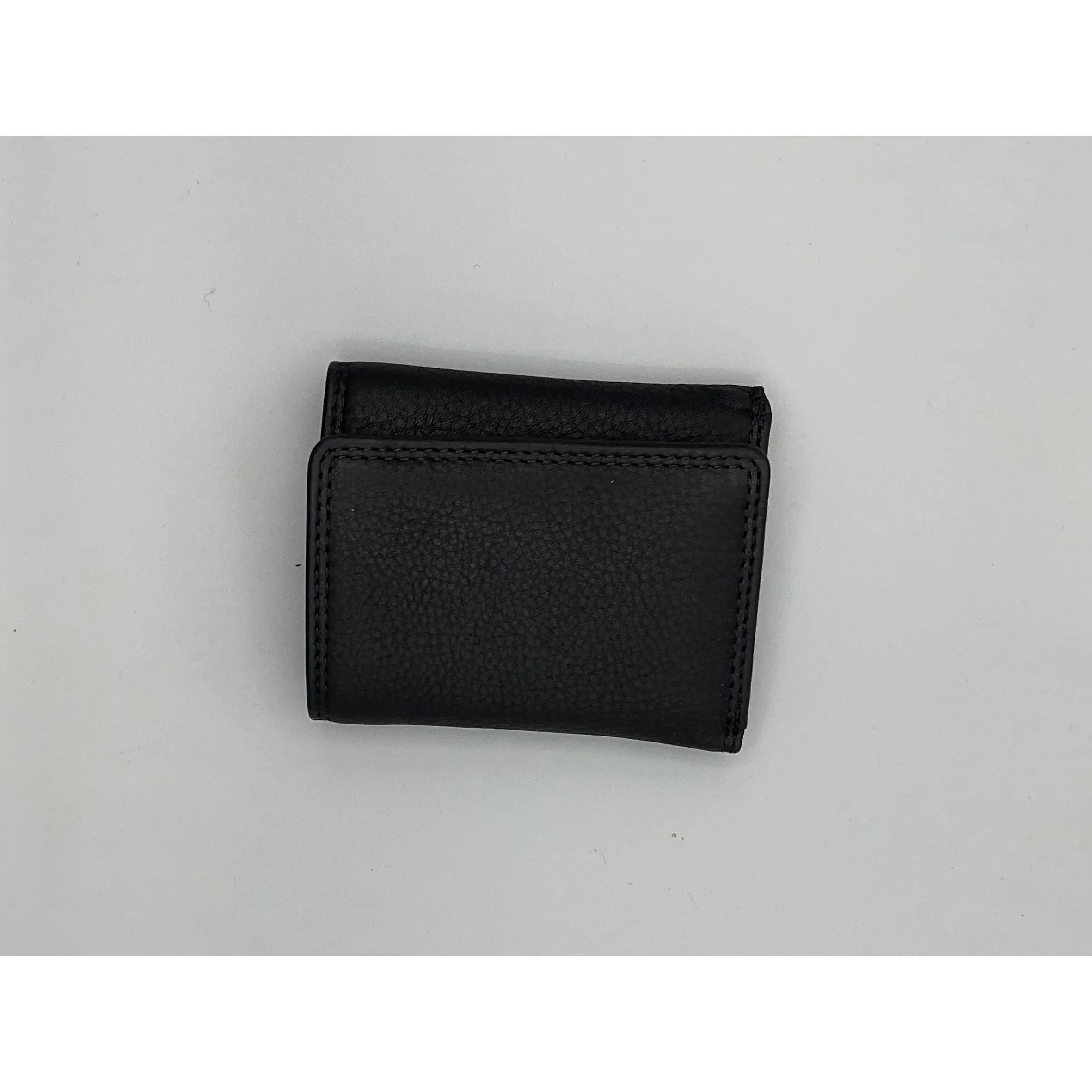 Rugged Earth Black Small Fold Over Wallet