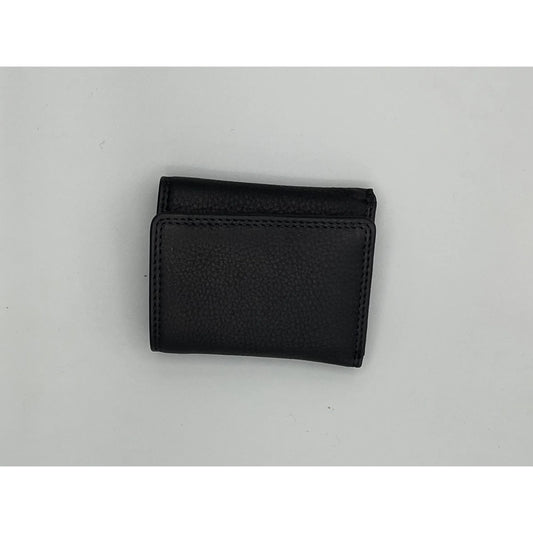 Rugged Earth Black Small Fold Over Wallet