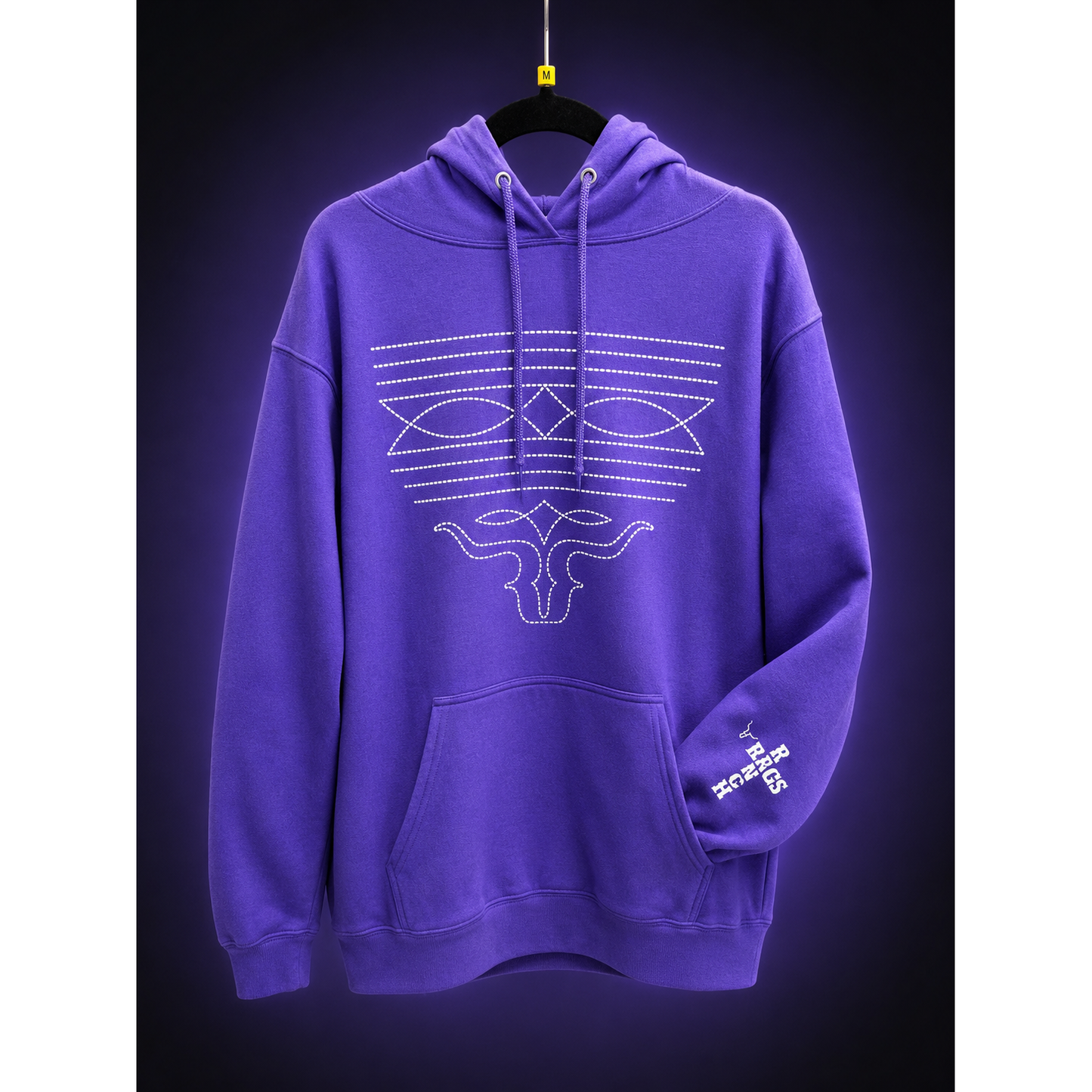 RanchRag's Longhorn Stitch Hoodie
