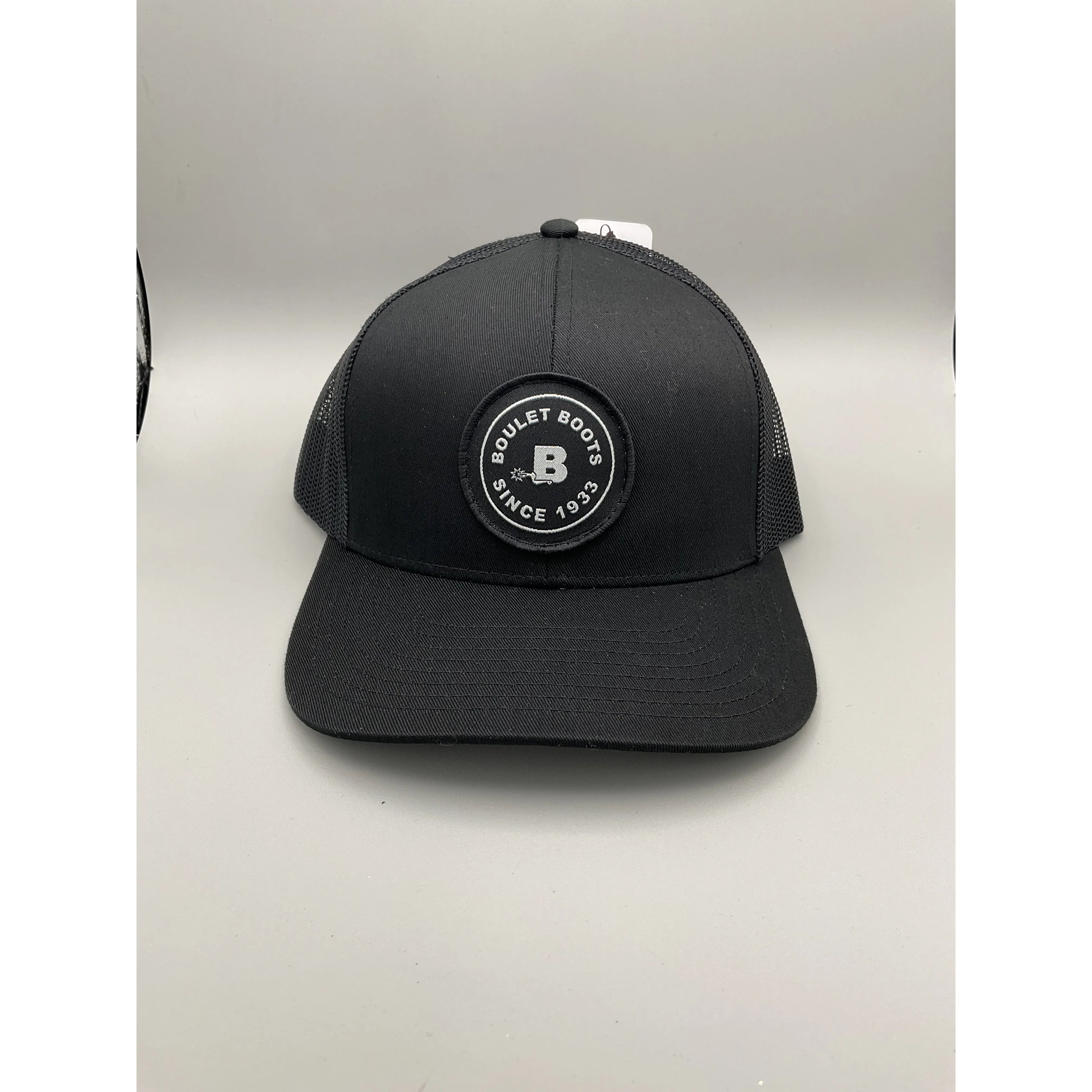 Black Boulet Logo Patched Cap