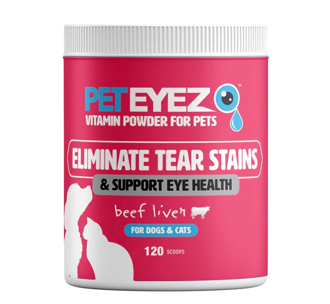 PetEyez Vitamin Powder - Eliminate Tear Stains & Support Eye Health