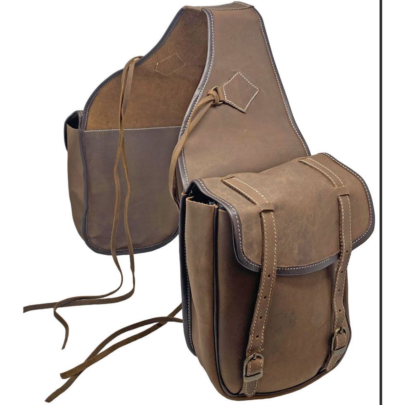 Rugged Ride Soft Leather Saddle Bag