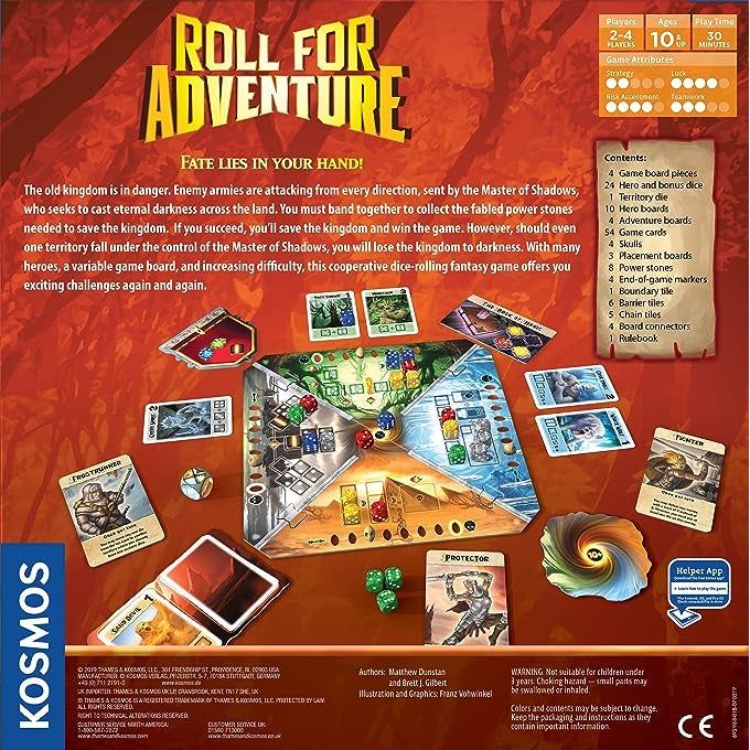 Matthew Dunstan Brett J. Gilbert - Roll for Adventure Game 692988