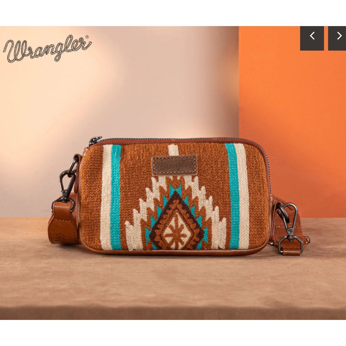 Wrangler Southwestern Knitted Mini Crossbody/Wallet WG174-1833 , various colors