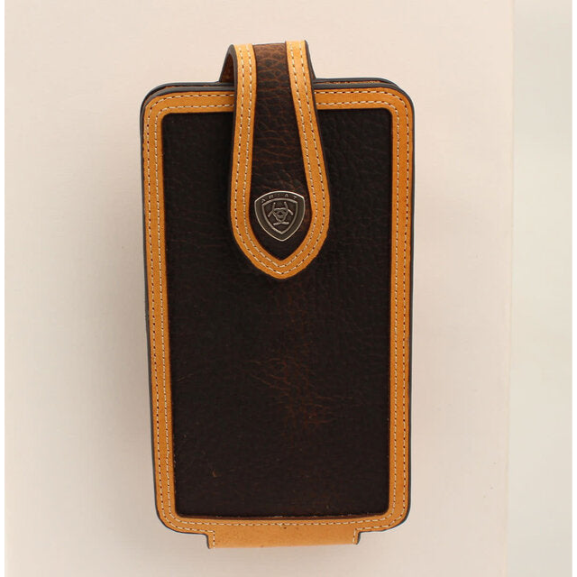 Ariat Large Leather Two-Tone Cell Phone Case