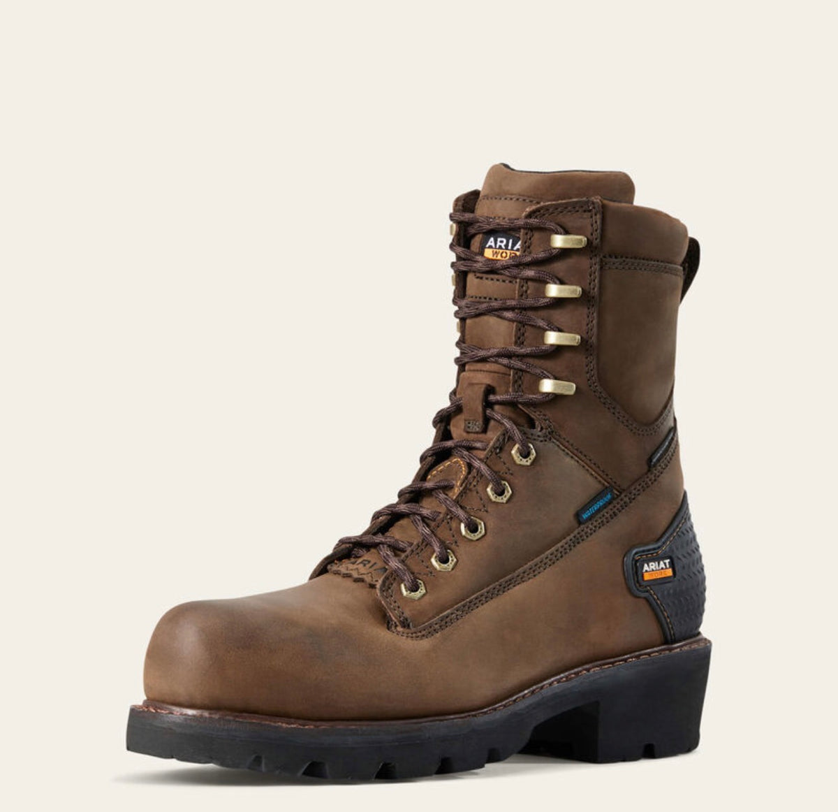 Ariat WorkHog Powerline 8” Steel Toe H2O Work Boot 10018566