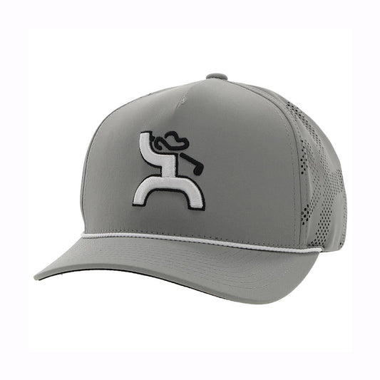 Hooey - Golf Grey Snap Back Men’s Ball Cap 2216T-GY