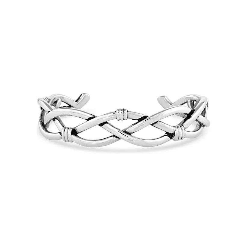 Montana Woven Crown Silver Bracelet