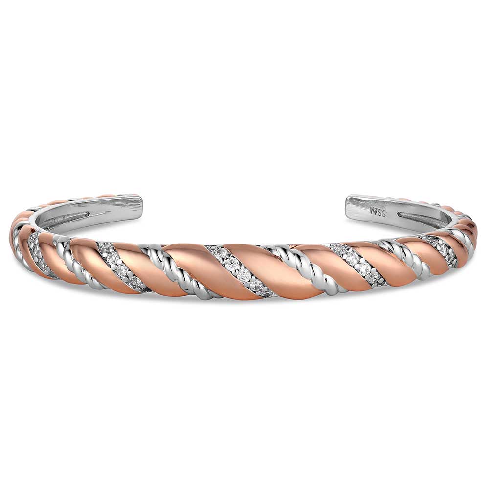 Montana Silversmith Draped in Light Crystal Cuff Bracelet BC6526