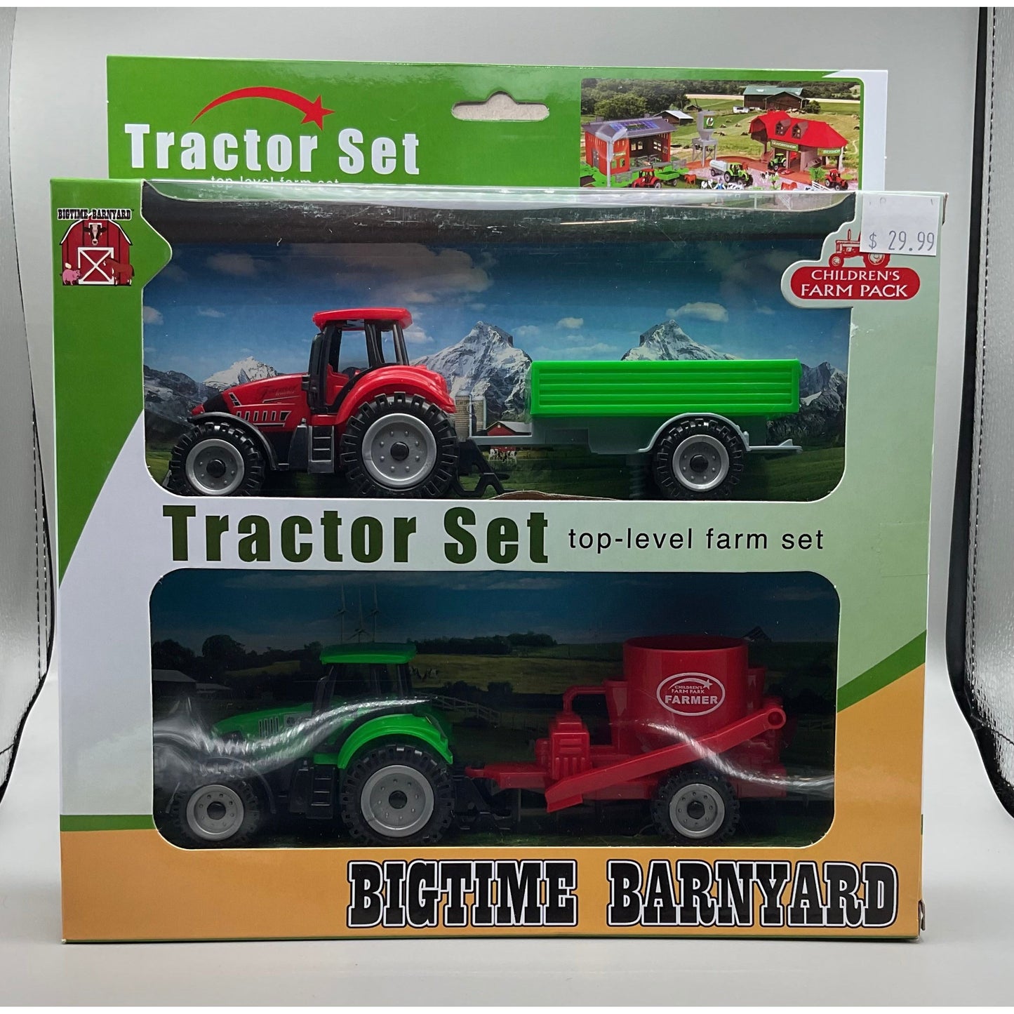 Bigtime Barnyard - Tractors with Wagon & Feed Mixer Set 5100011