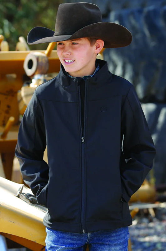 CINCH BOYS BONDED JACKET - BLACK MWJ7480003