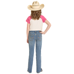 ROCK & ROLL DENIM CURVED EMB BOOTCUT BG4MD08617