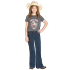 Rock & Roll Denim BACK YOKE DETAIL TROUSER BG5MD08625